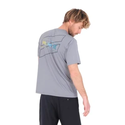 Abbildung von Hurley O&amp;O Slashed UPF Tee Ss, Dk Grey Htr, M