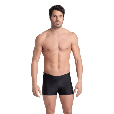 Abbildung von Arena Icons Solid Badehose Pants blackwhite, Herren, Größe: 4, Black white
