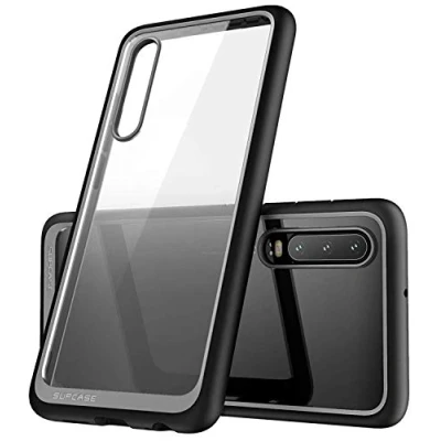 Abbildung von SupCase Huawei P30 Hülle Premium Handyhülle [Unicorn Beetle Style] Hybrid Case Transparent Backcover Schutzhülle für 2019 (Schwarz) 6.1 Zoll