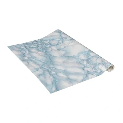 Abbildung von Venilia Klebefolie Greenline Marmor Steinoptik Grau Blau 45cm x 2m, Stärke 95μ selbstklebende Möbel Folie, Dekofolie, Küchenfolie aus 100% recyceltem Plastik ohne Phthalate Made in EU