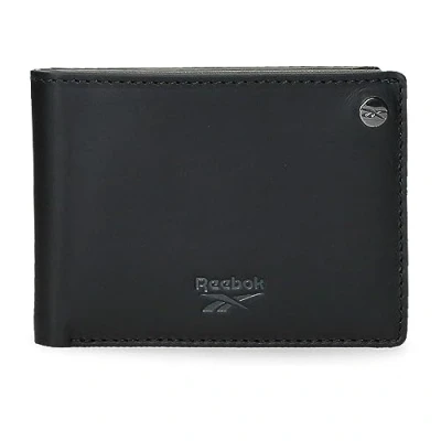 Abbildung von Reebok Switch Horizontale Geldbörse mit Geldbörse, Schwarz, 11 x 8 1 cm, Leder, Talla única,
