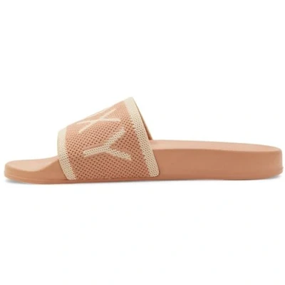Abbildung von Roxy Slippy Pantolette flach, Damen, Größe: 38, Wheat/turkish coffee Polyester