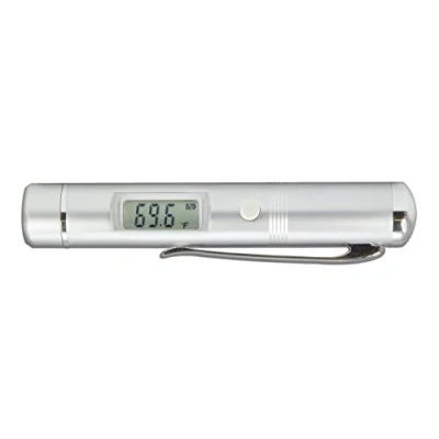 Abbildung von TFA Dostmann Flash Pen Infrarot Thermometer, berührungsloses Messen, vielseitig nutzbar, robustes Metallgehäuse, L 19 x B 87 H 15 mm