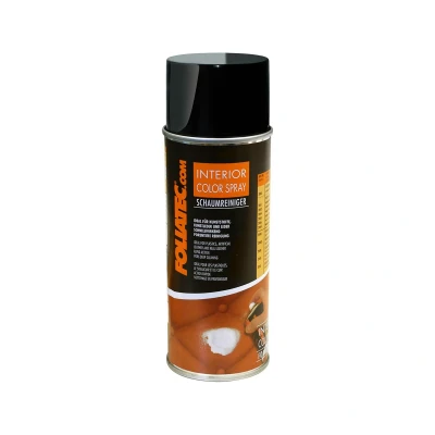Abbildung von FOLIATEC Interior Color Spray Schaumreiniger Reinigungsschaum für Kunststoffe, Kunstleder und Leder 400 ml