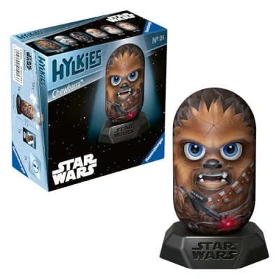 Abbildung von Ravensburger 3D Puzzle Star Wars Hylkies Sammelfigur #05 Chewbacca, 54 Puzzleteile, Made in Europe, FSC® schützt Wald weltweit
