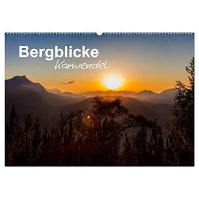 Abbildung von Bergblicke Karwendel (Wandkalender 2025 DIN A2 quer), CALVENDO Monatskalender