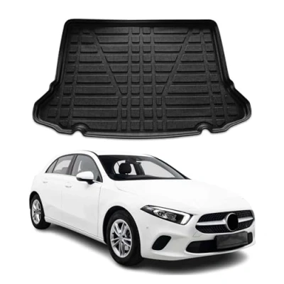 Abbildung von OMAC Kofferraumwanne Laderaumwanne kompatibel mit Mercedes A Klasse W177 2018 2024 Schrägheck