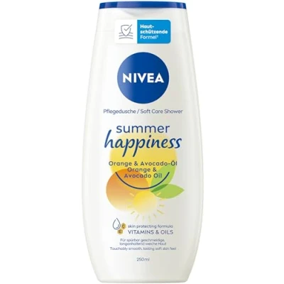 Abbildung von 3 er Pack NIVEA Pflegedusche summer happiness Orange &amp; Avocado Öl Duschgel x 250 ml