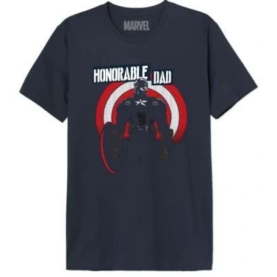 Abbildung von Marvel Herren Memarcots314 T Shirt, Marineblau, XXL