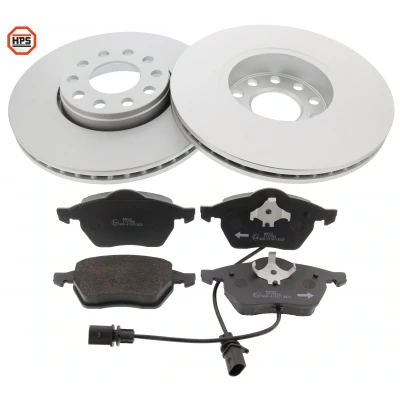 Abbildung von MAPCO 47927HPS Bremsscheiben und beläge Vorderachse Belüftet inkl. Verschleißwarnkontakt VOLKSWAGEN: Passat B5 Variant, GP Variant