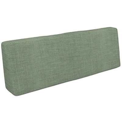 Abbildung von POKAR Palettenkissen Palettenauflagen mit abnehmbarem Bezug Palettenauflage Palettenmöbel Palettensofa, Rückenlehne 120x40, Grün