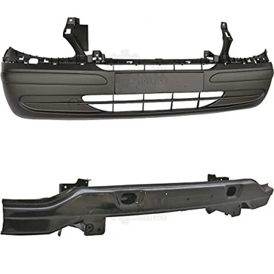 Abbildung von Set Stoßstange vorne schwarz + Träger für Mercedes Viano Vito W639 Bj. 03 10