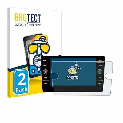 Abbildung von BROTECT Entspiegelungs Schutzfolie für Volkswagen Golf 7 2019 Discover Media 8&quot; (2 Stück) Matte Displayschutz Folie, Anti Fingerprint