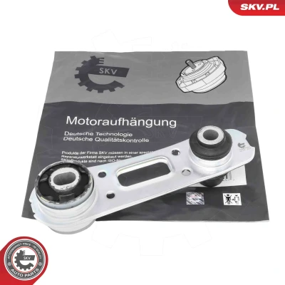 Abbildung von ESEN SKV 75SKV050 Motorlager rechts oben Gummimetalllager Aluminium, Gummi 198mm 53mm RENAULT: ESPACE 4, LAGUNA 2 Grandtour, 3 Grandtour