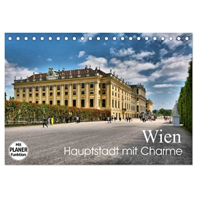 Abbildung von Wien Haupstadt mit Charme (Tischkalender 2025 DIN A5 quer), CALVENDO Monatskalender