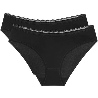 Abbildung von Triumph Slip Feel Of Cotton Tai 2P (2er Pack) weich und ohne Seitennaht