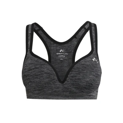 Abbildung von ONLY Play Onpmartine Sportbh mit mittlerer Stützkraft, Damen, Größe: Large, Black
