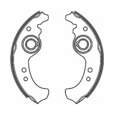 Abbildung von KRAFT 6023000 Bremsbacken 185,0 31,0 FIAT: 126, Panda I Schrägheck, Seicento / 600 SEAT: IBIZA 1, Marbella Schrägheck