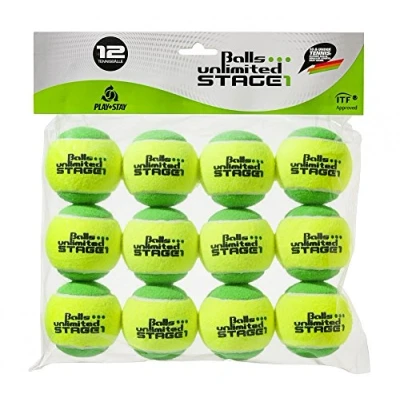 Abbildung von Balls ... unlimited Stage 1 (grün) Kinderbälle, Trainingsbälle 25% Druckreduziert, Methodikbälle 12er Pack