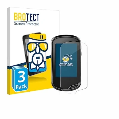 Abbildung von BROTECT Schutzglas für Garmin Oregon 700 (3 Stück) Schutzfolie Panzer Folie Glas [Extrem Kratzfest 9H, Anti Fingerprint, Ultra Transparent]