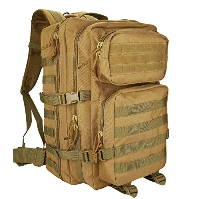 Abbildung von ProCase 40L Militär Taktische Rucksack, Große Kapazität 3 Tage Armee Assault Pack Bag Go Rucksack für Wandern Jagd, Trekking und Camping andere Outdoor Aktivitäten Khaki