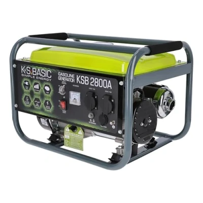 Abbildung von Könner &amp; Söhnen Stromerzeuger KSB 2800A, 2,80 in kW, (Aluminium Benzin Generator 7 PS, 4 Takt, 1 tlg., Benzinmotor mit automatischer Spannungsregler 230v(AVR), 16A, für den Heim und Freizeitbedarf