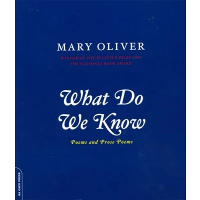 Abbildung von What Do We Know: Poems And Prose