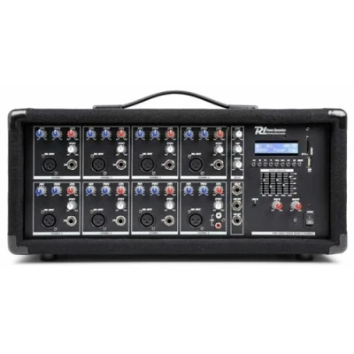 Abbildung von Power Dynamics PDM C805A 8 Kanal Mischpult mit eingebautem Verstärker