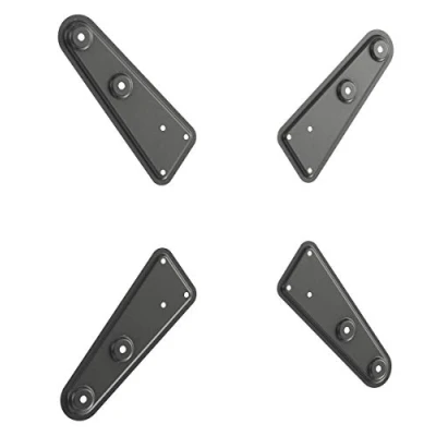 Abbildung von RICOO VESA Adapter Universal TV und Monitor Ständer &amp; Wandhalterung für Fernseher 32 55 Zoll, VA0100 Erweiterung 200x200 auf 400x400 Halterung Standfuss Fernsehhalterung Wand