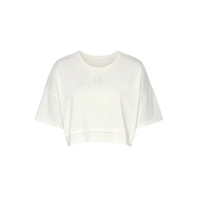 Abbildung von Lascana Kurzarm Tshirt basic, Damen, Größe: Small, Sand