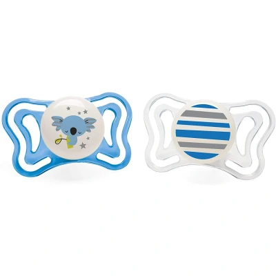 Abbildung von Chicco Physio Forma Light Glow Silikon Schnuller Koala Blue 6 16 m