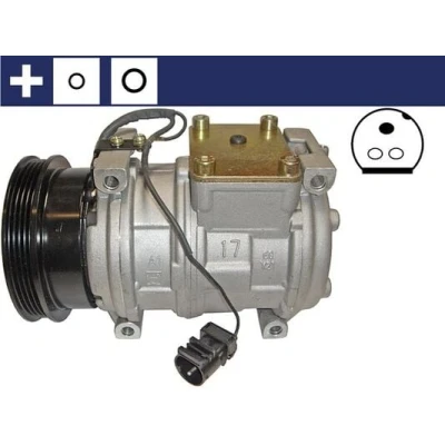 Abbildung von MAHLE ORIGINAL ACP 817 000S Kompressor 10PA17C 12 PAG 46 R 134a mit Dichtring BMW: 5 Limousine, 3 Touring