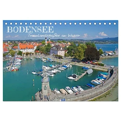 Abbildung von Bodensee Traumlandschaften am Wasser (Tischkalender 2025 DIN A5 quer), CALVENDO Monatskalender