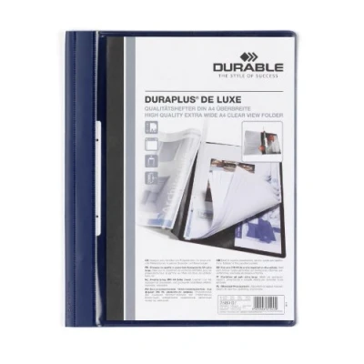 Abbildung von Durable Angebotshefter Duraplus de Luxe, dunkelblau, 25er Packung, 258907