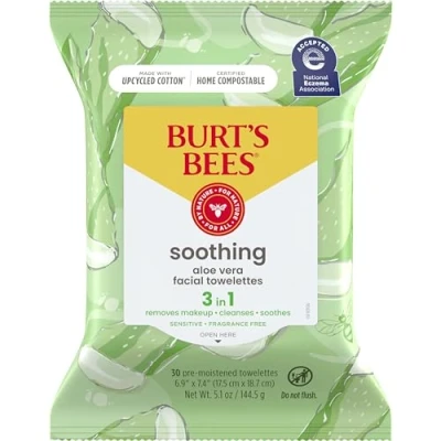 Abbildung von Burt &#039;s Bees Sensitive Reinigung Tücher mit Baumwolle Extrakt