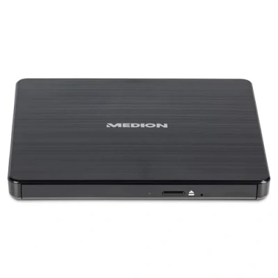 Abbildung von MEDION externes DVD Laufwerk (USB 2.0, R DVD+R RW DVD+RW, CD DVD, externer Brenner)