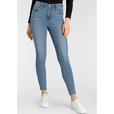 Abbildung von Levi&#039;s 720 HIGH RISE Super Skinny Jeans Fit Love song light indigo, Damen, Größe: 28x34, indigo