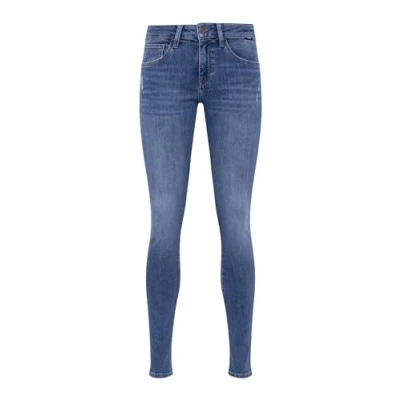Abbildung von Mavi Super Adriana Jeans Skinny Fit, Damen, Größe: 27x30, Lt brushed everyday