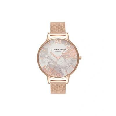 Abbildung von Olivia Burton Damenuhr ABSTRACT Florals 38, 00MM, gold