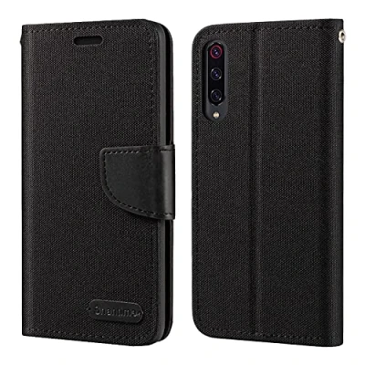 Abbildung von Xiaomi Mi 9 Hülle, Oxford Leder Wallet Case mit Soft TPU Back Cover Magnet Flip für Explorer
