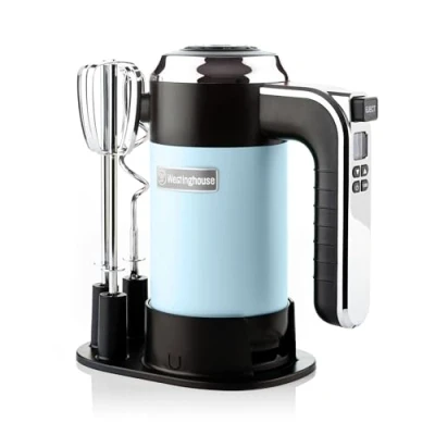 Abbildung von Westinghouse Handmixer Retro Collections 6 Positionen blau WKHM250BU