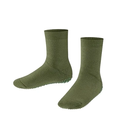 Abbildung von FALKE Unisex Kinder Stoppersocken Catspads K Hp Baumwolle Wolle rutschhemmende Noppen 1 Paar, Grün Sern Green 7681, 31/34 EU