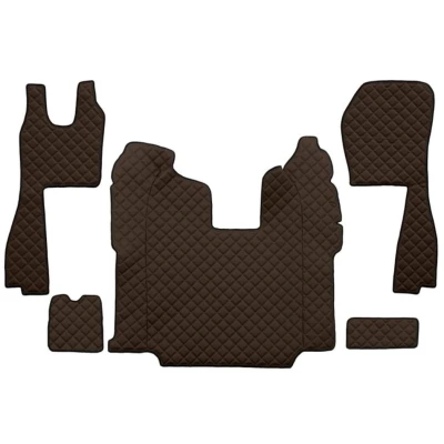 Abbildung von F CORE FL10 BROWN Fußmattensatz Eco Leder vorne 5 braun