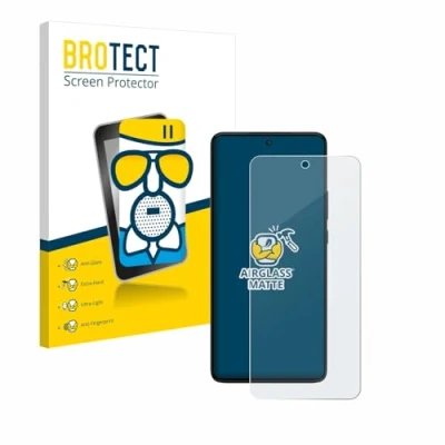 Abbildung von BROTECT Entspiegelungs Schutzglas für Motorola Moto G84 Schutz Folie Panzerfolie Glas Matt [Extrem Kratzfest 9H, Anti Reflex, Fingerprint]