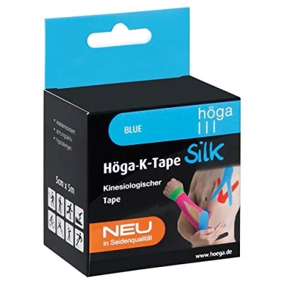 Abbildung von Höga k tape Silk 5 cmx5 m l.fr.blue kine 1 St