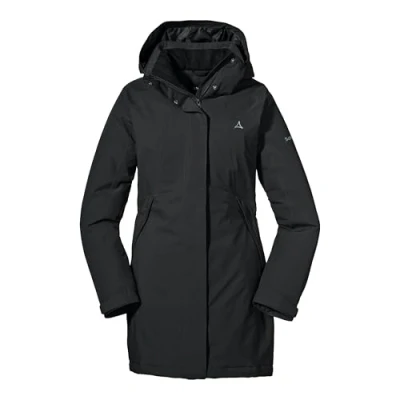 Abbildung von Schöffel Bastianisee Regenjacke / wasserabweisende Jacke, Damen, Größe: 38, Schwarz