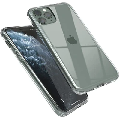 Abbildung von EAZY CASE Premium Crystal TPU Hülle kompatibel mit iPhone 11 Pro Schutzhülle Silikon Kameraschutz, Slimcover, Handyhülle, Silikonhülle, Backcover, Durchsichtig, Transparent