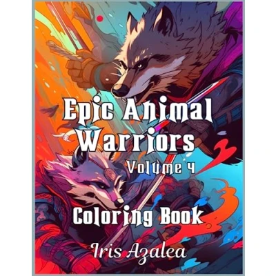 Abbildung von Epic Animal Warriors Volume 4: Intricate Coloring Book for Grown up Teens and Adults Animals in Battle Armor with Swords Spears: Escape your ... Spears, Band 4)