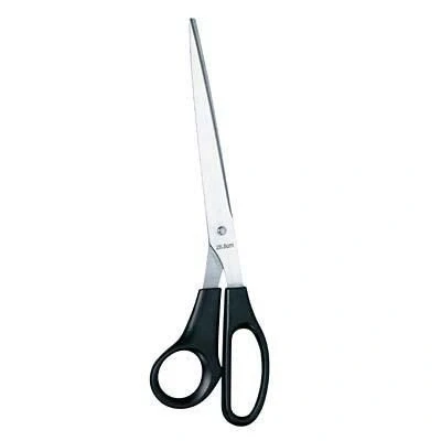 Abbildung von WEDO Universalschere Edelstahl Papierschere, spitz, Länge: 255 mm, schwarz