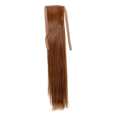 Abbildung von WIG ME UP YZF TS18 12 Haarteil, Zopf schmal Seitenzopf Cosplay Mittelbraun glatt 18inch/ 45cm Band Haar Klammer Haarverlängerung